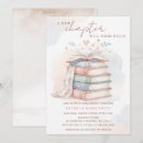 Search for a new chapter baby shower invitations Story book