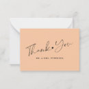 Search for peach thank you cards Modern