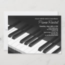 Search for piano keys invitations Musical instrument
