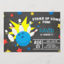 Search for boys bowling party invitations Kids