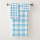 Search for blue check gingham bath towels Chic