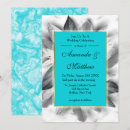 Search for teal black gold wedding invitations Turquoise