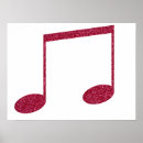 Search for music symbols posters Pink