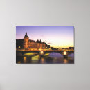 Search for seine canvas prints Sunset