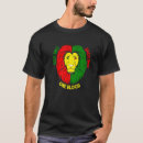 Search for rasta lion tshirts Red