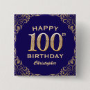 Search for 100 square badges 100th birthday