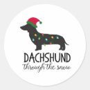 Search for christmas dachshund stickers Wiener