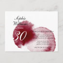 Search for chic 30th birthday invitations White