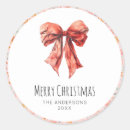 Search for christmas red bow stickers Minimalist