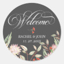 Search for welcome to wedding stickers Calligraphy