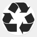 Search for recycle symbol stickers Earth
