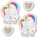 Search for colourful unicorn stickers Pink