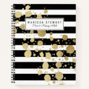 Search for white and gold notebooks Black
