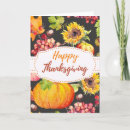 Search for sunflower happy thanksgiving cards Harvest