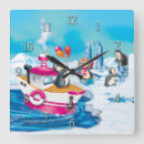 Search for penguin clocks Cold