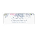 Search for pale pink return address labels Elegant