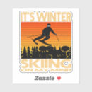 Search for funny skier stickers Snow