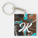 Search for brown monogram key rings Black