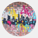 Search for urban graffiti stickers Stencil