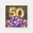 Search for 50th purple napkins Chic