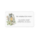 Search for serenity return address labels Watercolor