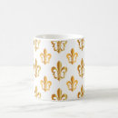 Search for fleur de lis mugs Gold