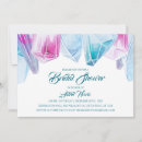 Search for gems invitations Watercolor