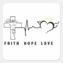 Search for hope love faith stickers Cross