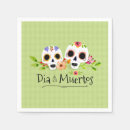 Search for sugar skull napkins Dia de muertos