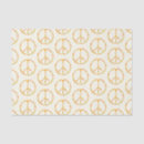 Search for peace sign tissue paper Hippie