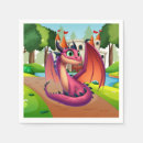 Search for red dragon napkins Cute