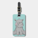 Search for hippo luggage tags Cute