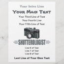 Search for photographer flyers Photography