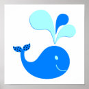 Search for cute whale cartoon posters Blue