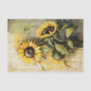 Search for sunflower decoupage tissue paper Flowers