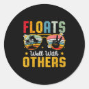 Search for floating stickers River