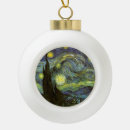 Search for starry night christmas tree decorations Vincent
