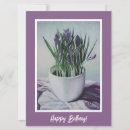 Search for classy flowers birthday cards Purple