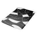 Search for black and white abstract bath mats Unique