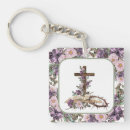 Search for religious easter square key rings Floral