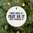 Search for religious round christmas tree decorations Faith