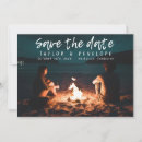 Search for bonfire on the beach invitations Rustic