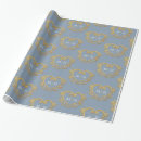 Search for dusty blue wedding wrapping paper White