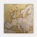 Search for antique map magnets Studio shot