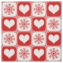 Search for snowflake fabric Red and white