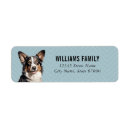 Search for welsh corgi return address labels Corgis