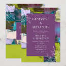 Search for abstract purple invitations Modern