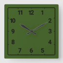 Search for forest green clocks Simple