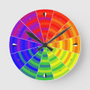 Search for color wheel clocks Colorful