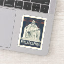 Search for vintage travel design stickers Philadelphia pennsylvania